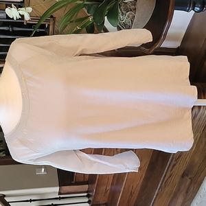 Chico's Dove Gray 3/4 Length Sleeves Tunic with Sparkle  Chico Sz 0